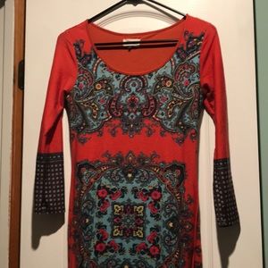 Anthropologie maxi dress